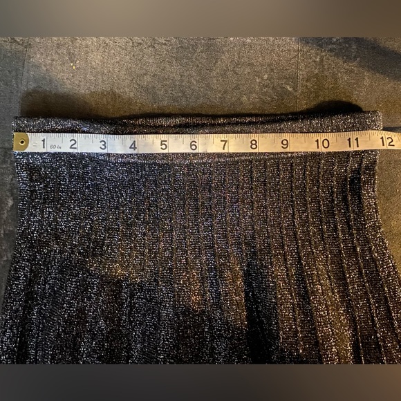 Blk/Silver Sexy & Elegant💕Photos don’t do justice to this glamorous skirt🎁 - Picture 6 of 13